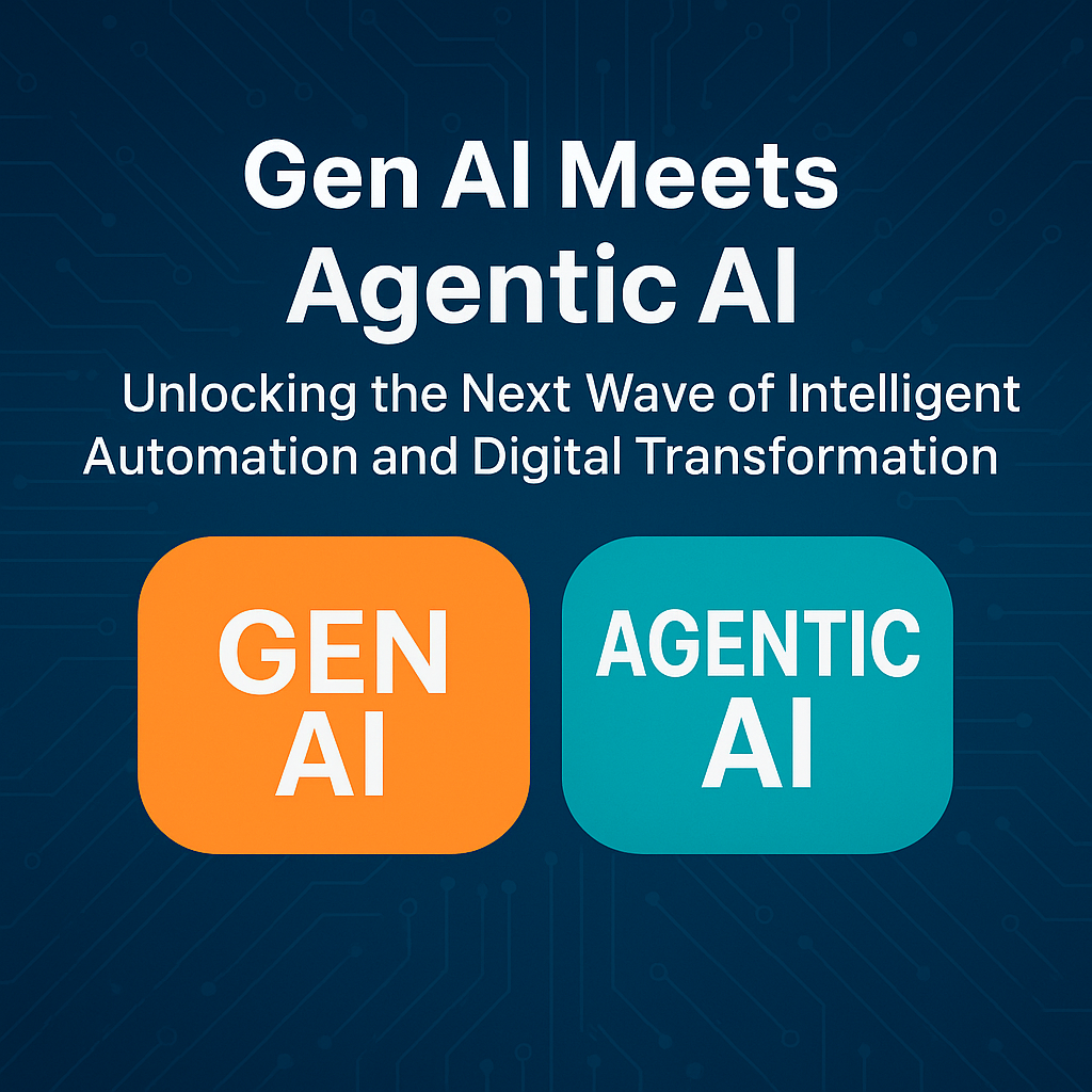 From Prompts to Purpose: How Generative and Agentic AI Are Powering the Next Digital Revolution