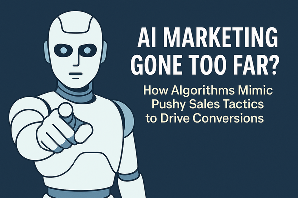 How AI in Marketing is Crossing the Line: The Rise of Automated Pushy Sales Tactics